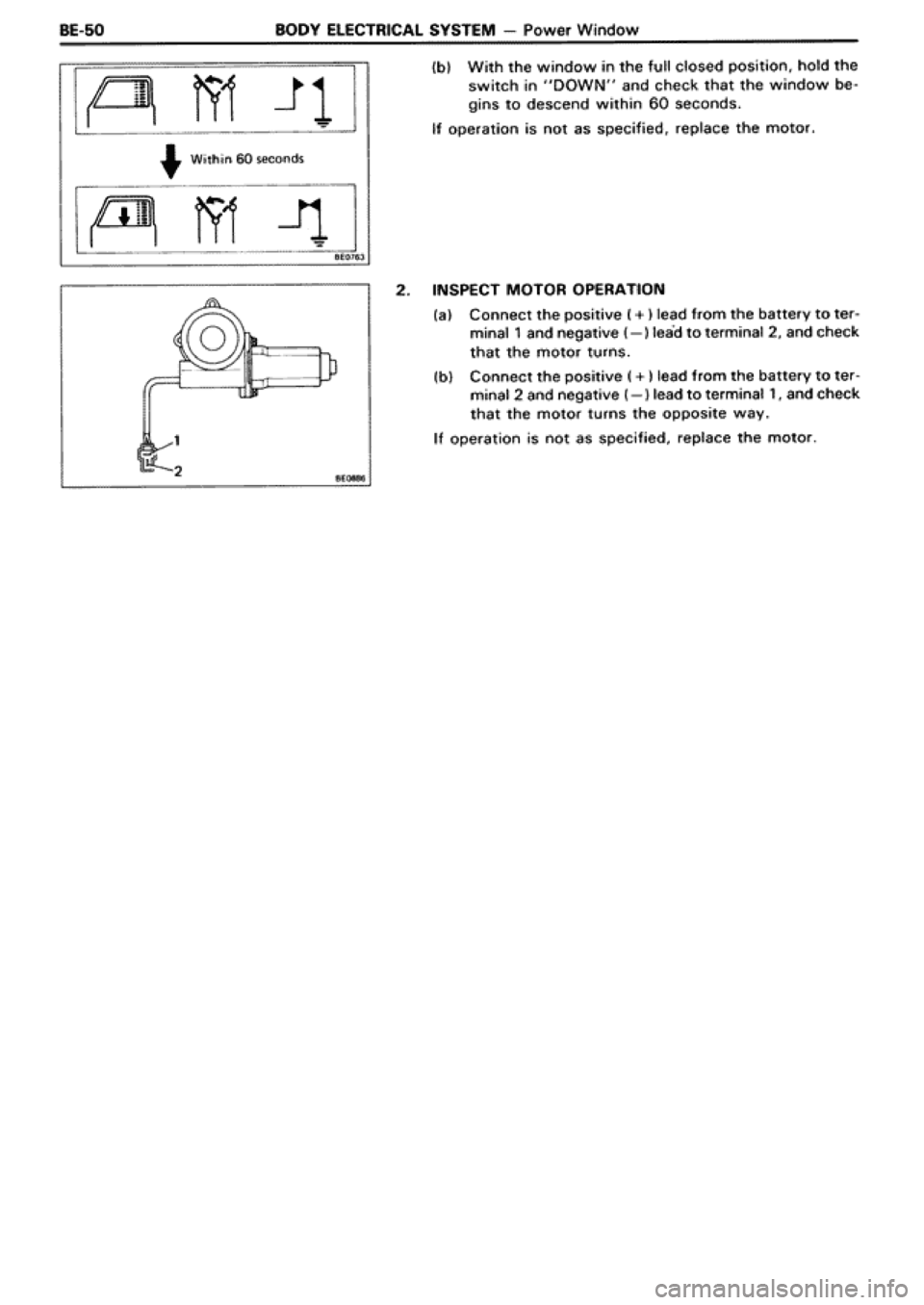 TOYOTA SUPRA 1990 3.G Workshop Manual 