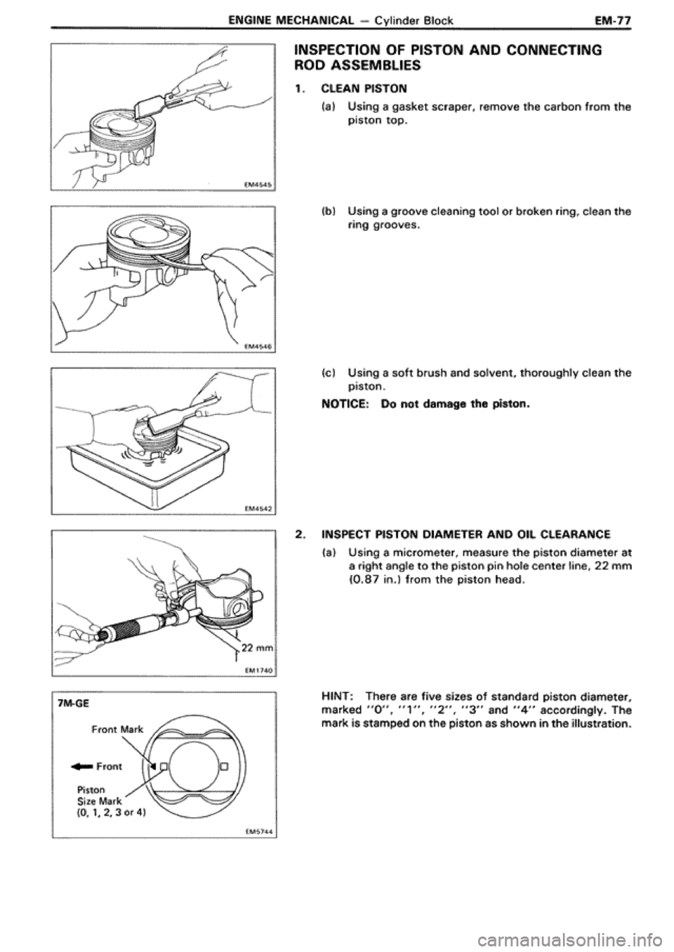 TOYOTA SUPRA 1990 3.G Workshop Manual 