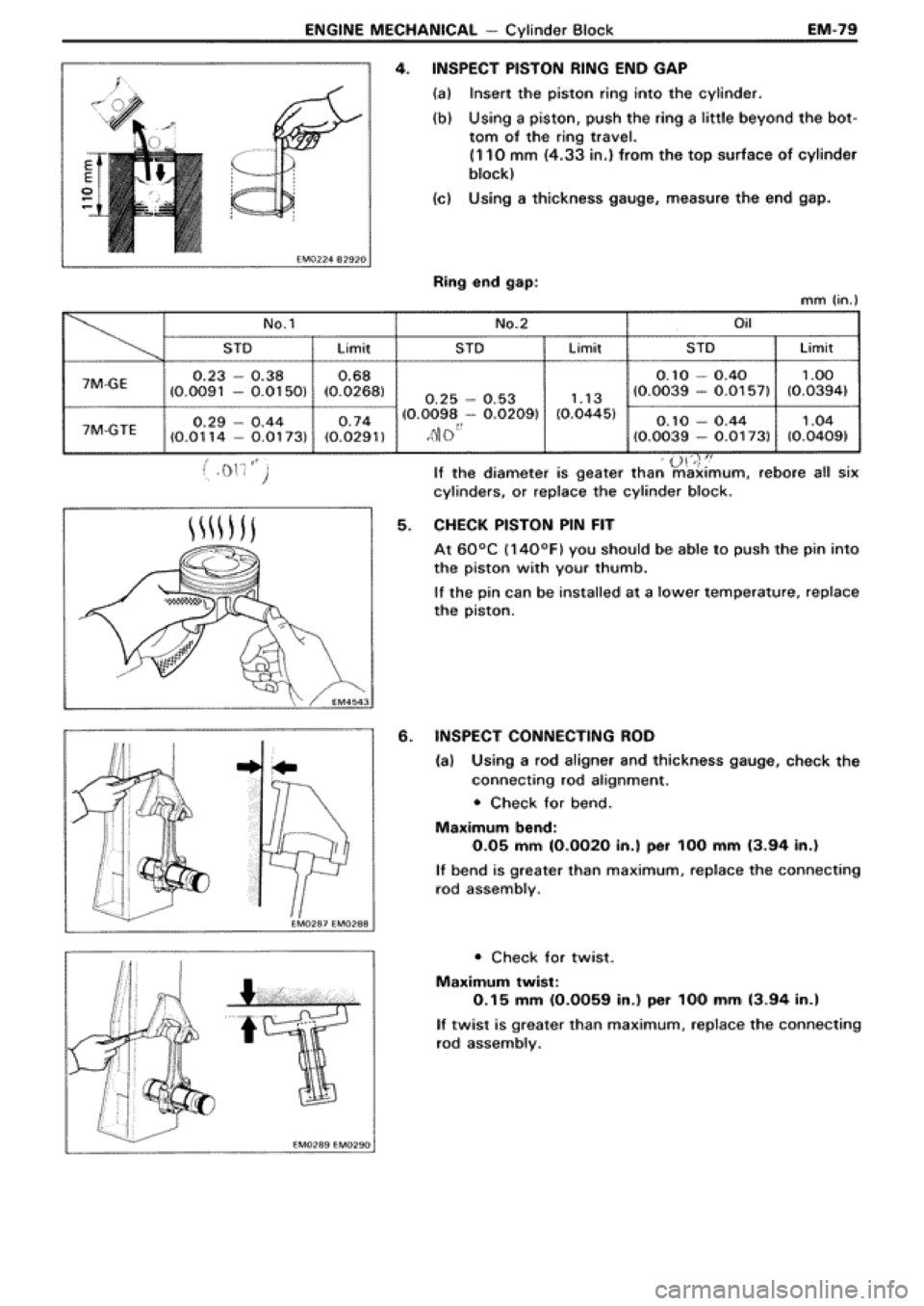 TOYOTA SUPRA 1990 3.G Workshop Manual 