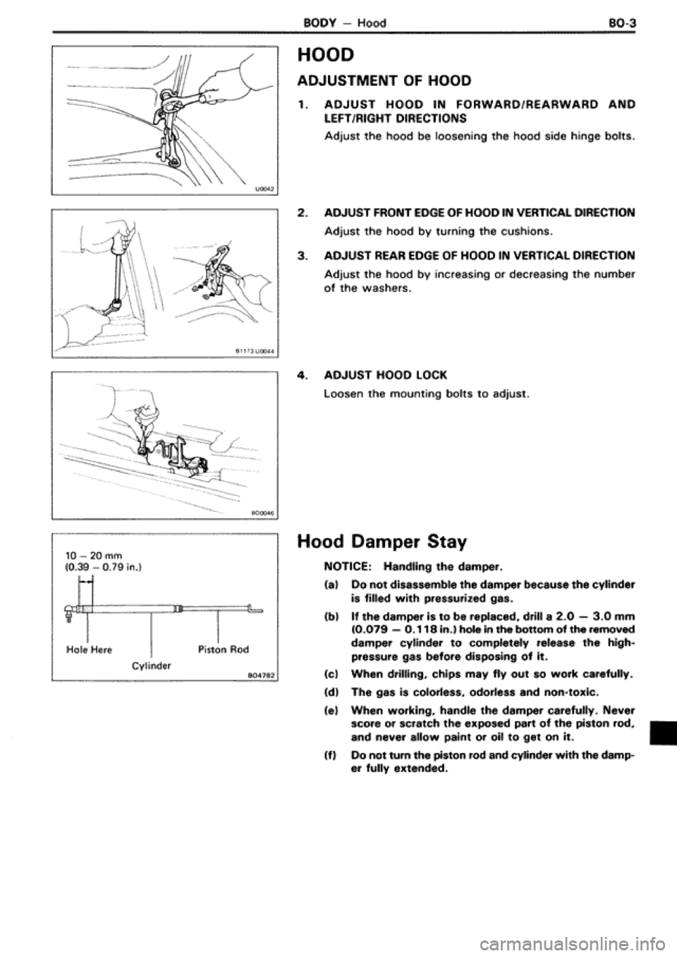 TOYOTA SUPRA 1990 3.G Workshop Manual 