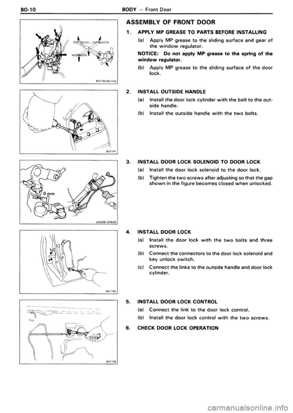 TOYOTA SUPRA 1990 3.G Workshop Manual 