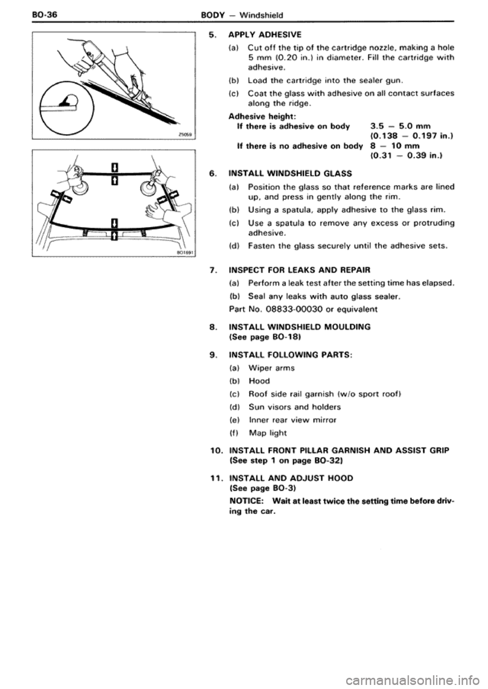 TOYOTA SUPRA 1990 3.G Workshop Manual 