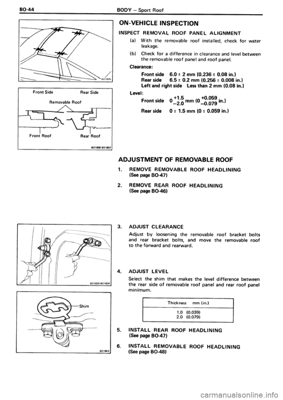 TOYOTA SUPRA 1990 3.G Workshop Manual 