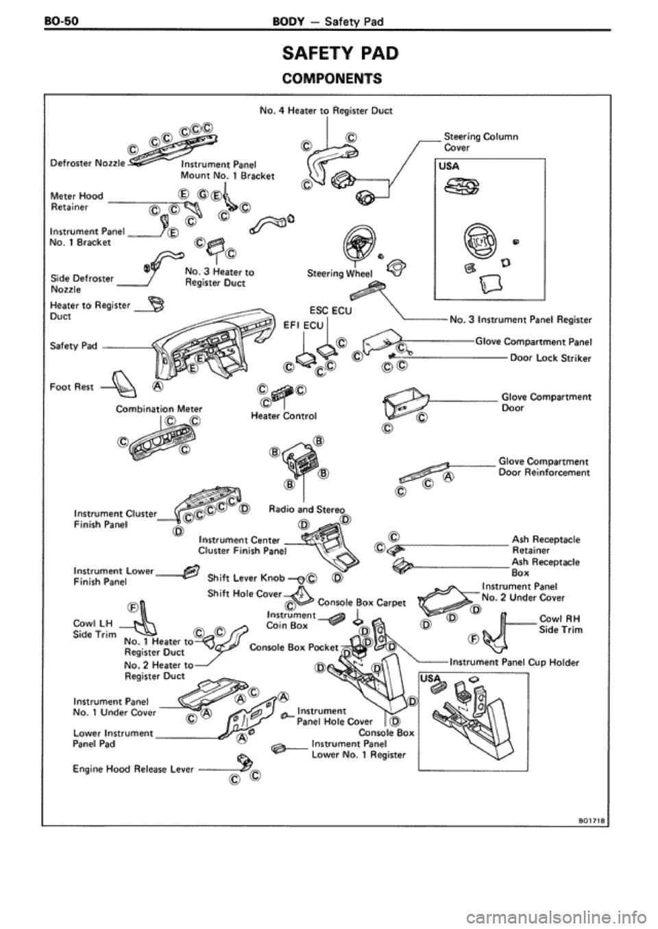 TOYOTA SUPRA 1990 3.G Workshop Manual 