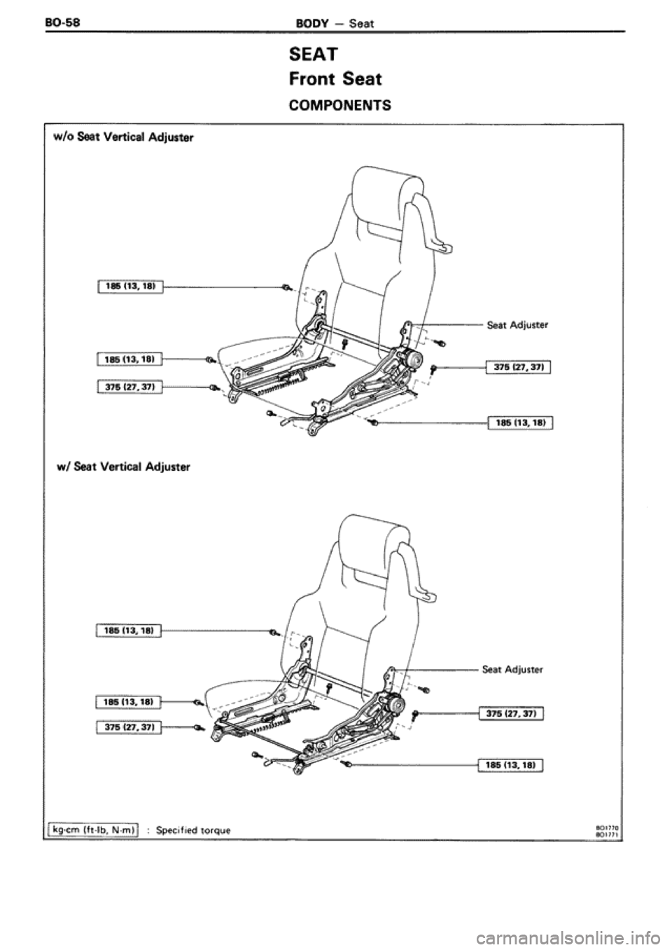 TOYOTA SUPRA 1990 3.G Workshop Manual 
