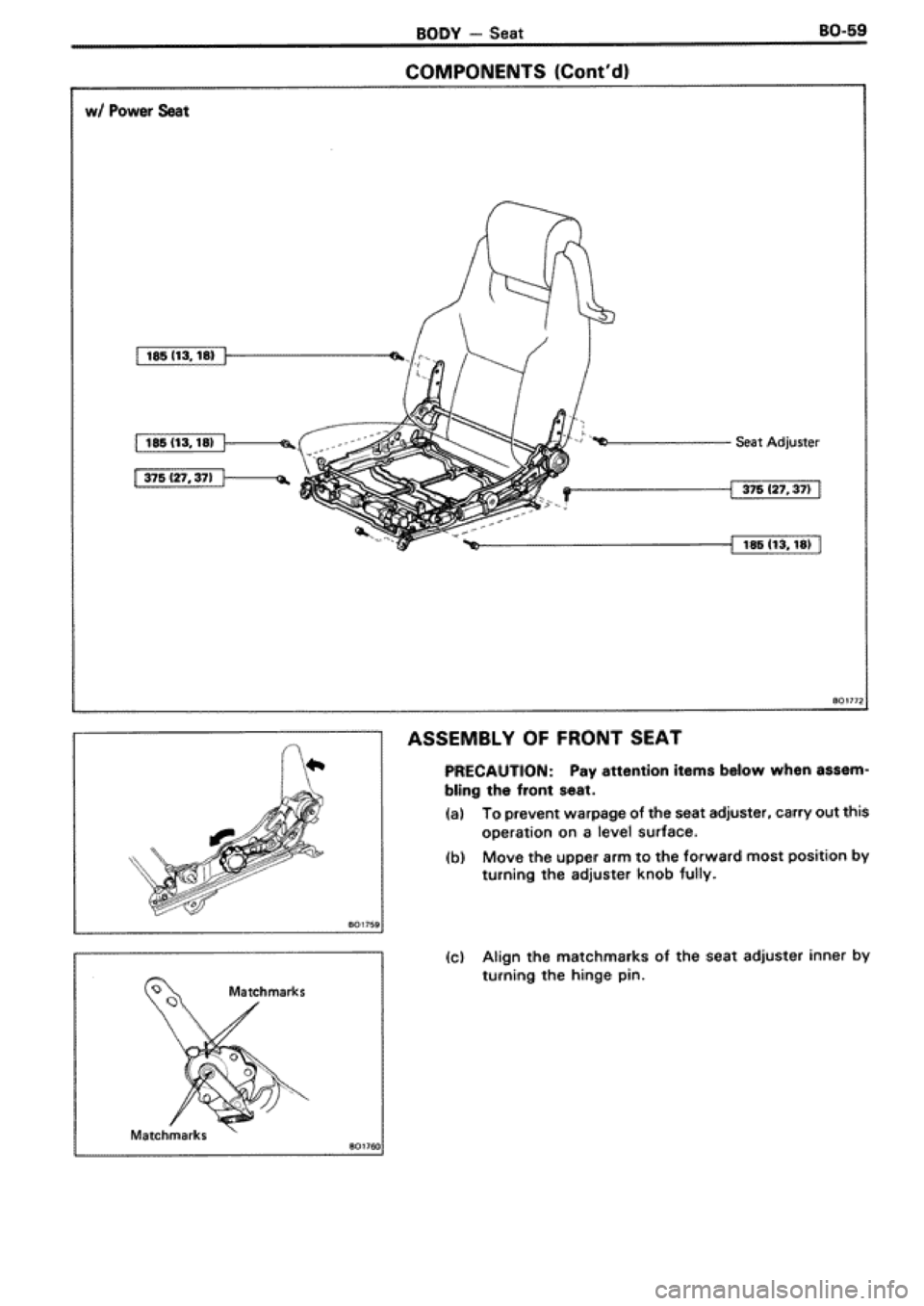 TOYOTA SUPRA 1990 3.G Workshop Manual 