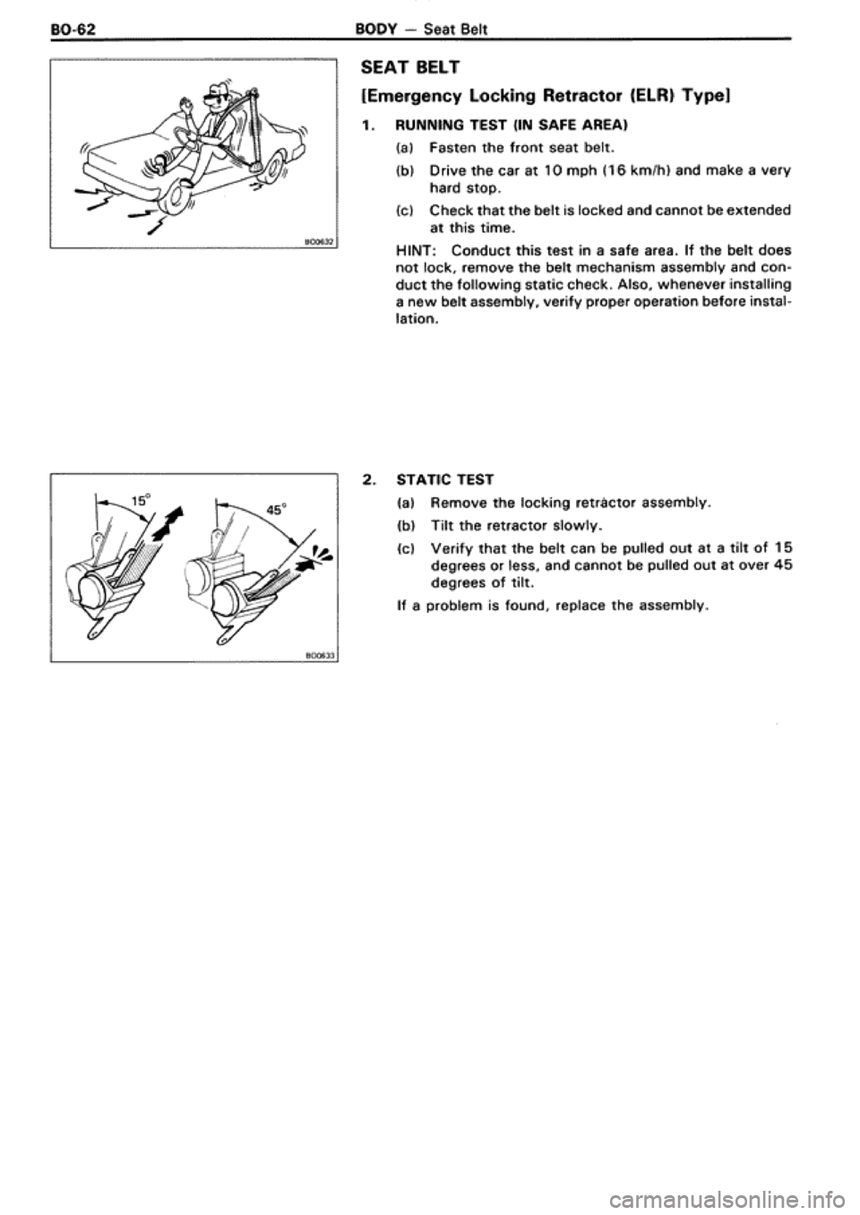 TOYOTA SUPRA 1990 3.G Workshop Manual 