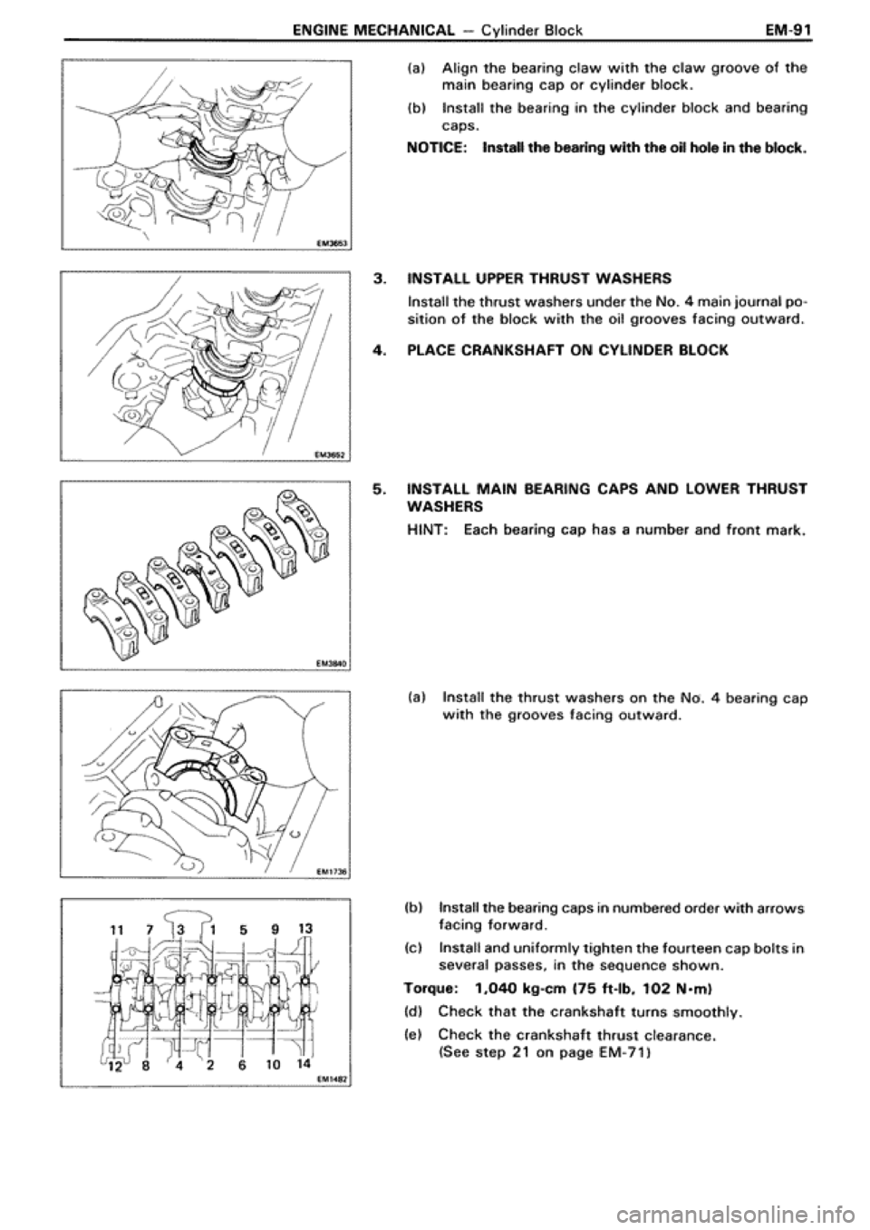 TOYOTA SUPRA 1990 3.G Workshop Manual 