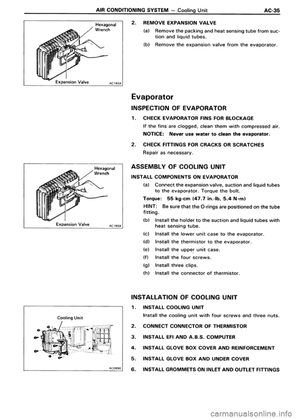 TOYOTA SUPRA 1990 3.G Workshop Manual 