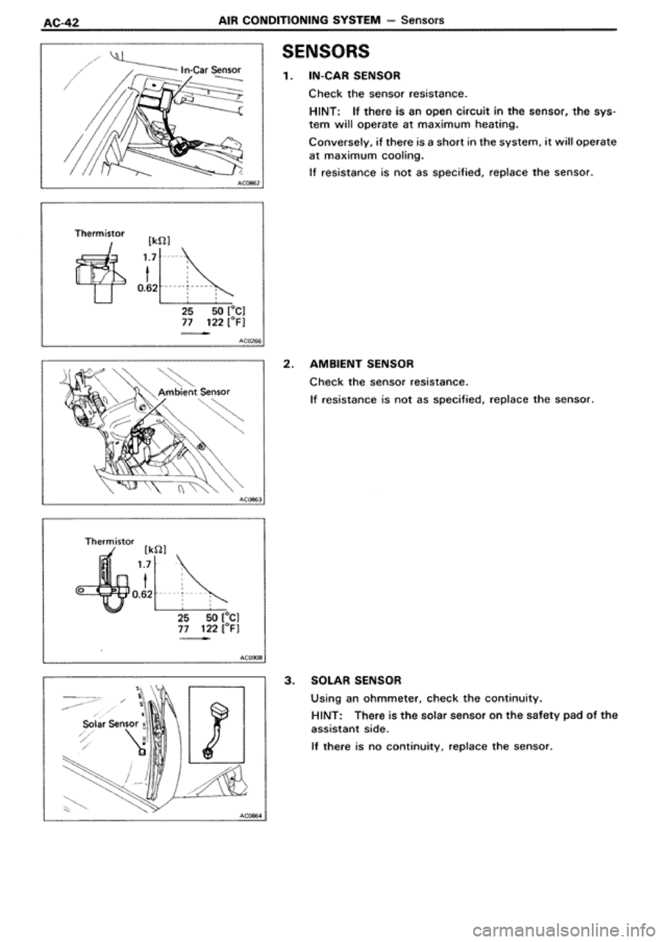 TOYOTA SUPRA 1990 3.G Workshop Manual 