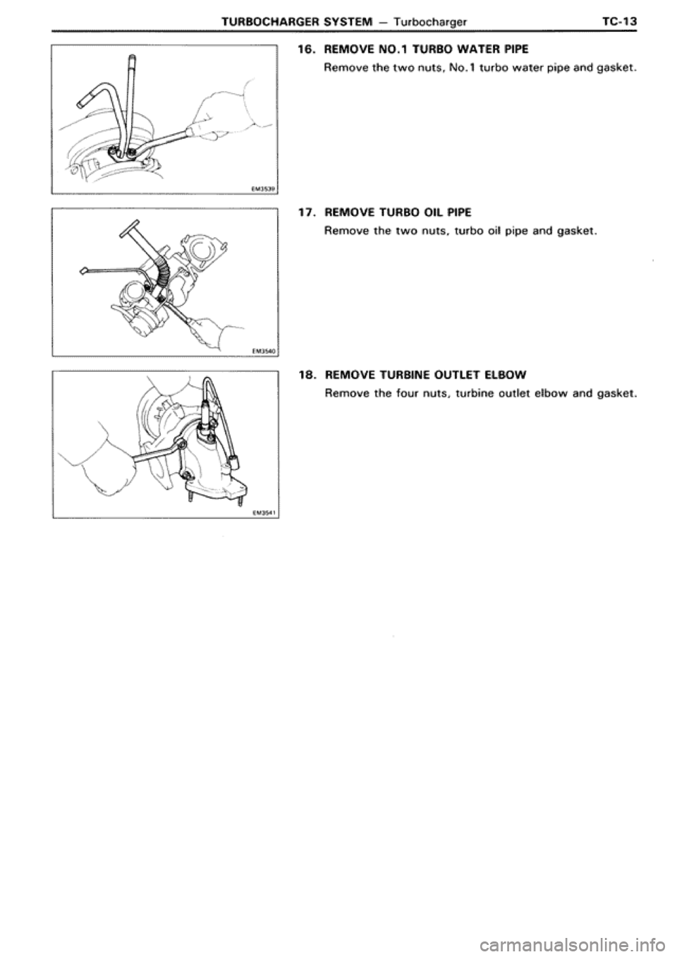 TOYOTA SUPRA 1990 3.G Workshop Manual 