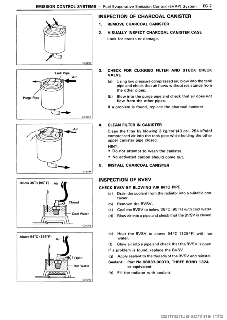 TOYOTA SUPRA 1990 3.G Workshop Manual 