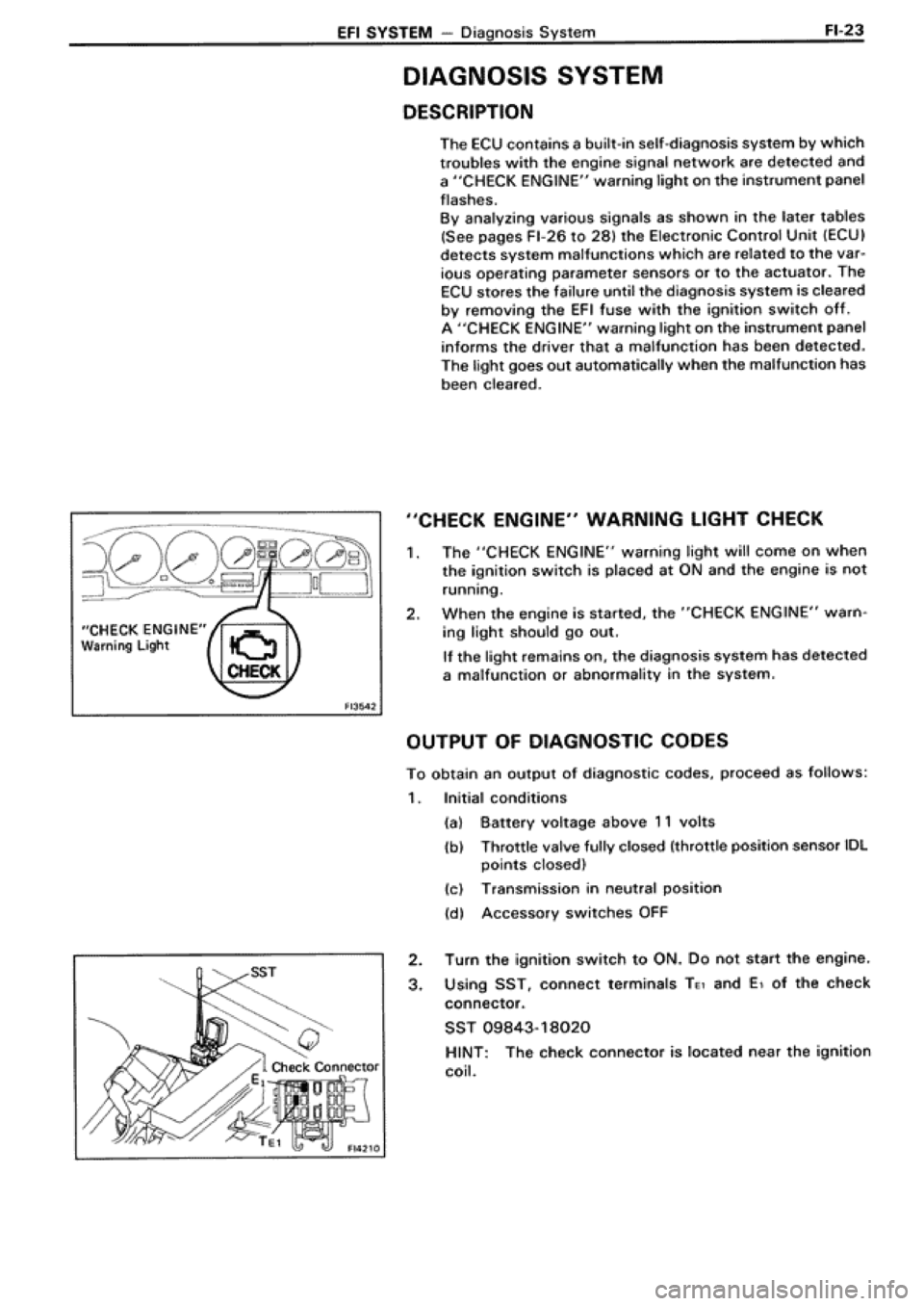 TOYOTA SUPRA 1990 3.G Workshop Manual 