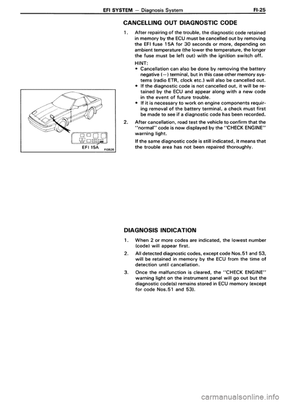 TOYOTA SUPRA 1990 3.G Workshop Manual 