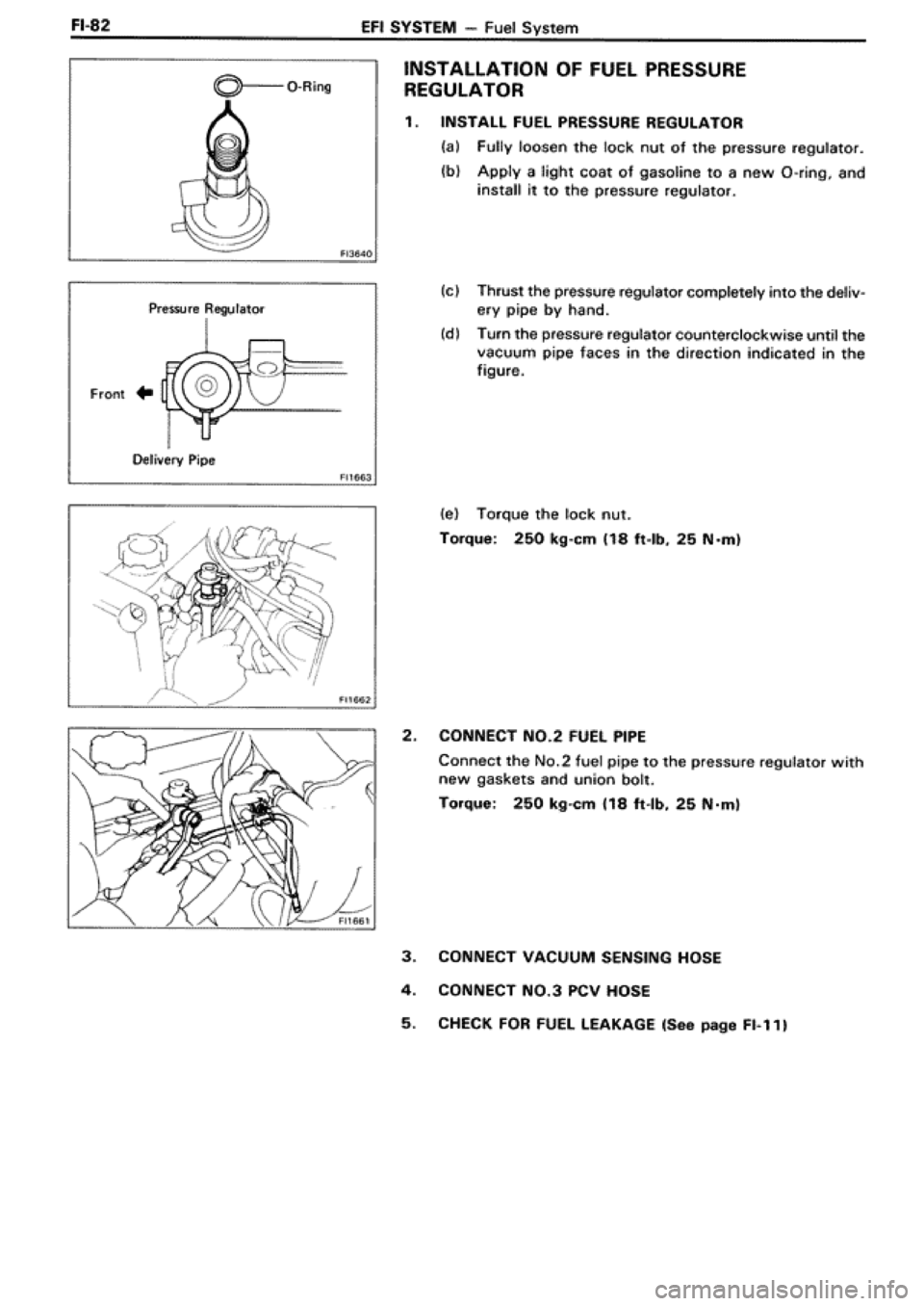 TOYOTA SUPRA 1990 3.G Workshop Manual 