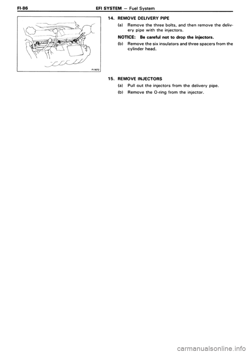 TOYOTA SUPRA 1990 3.G Workshop Manual 