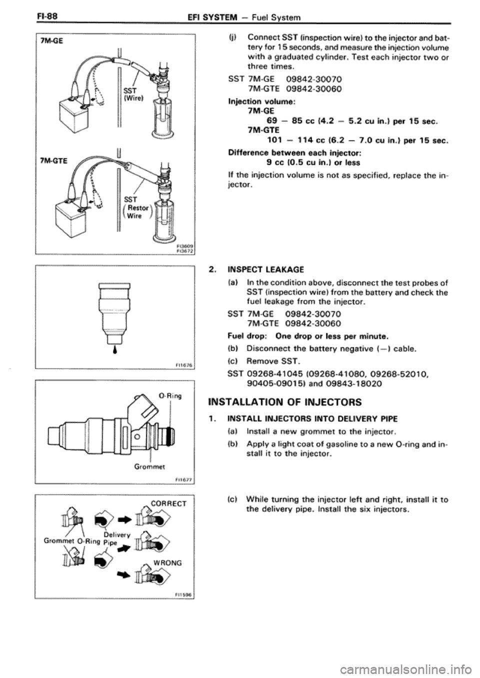 TOYOTA SUPRA 1990 3.G Workshop Manual 