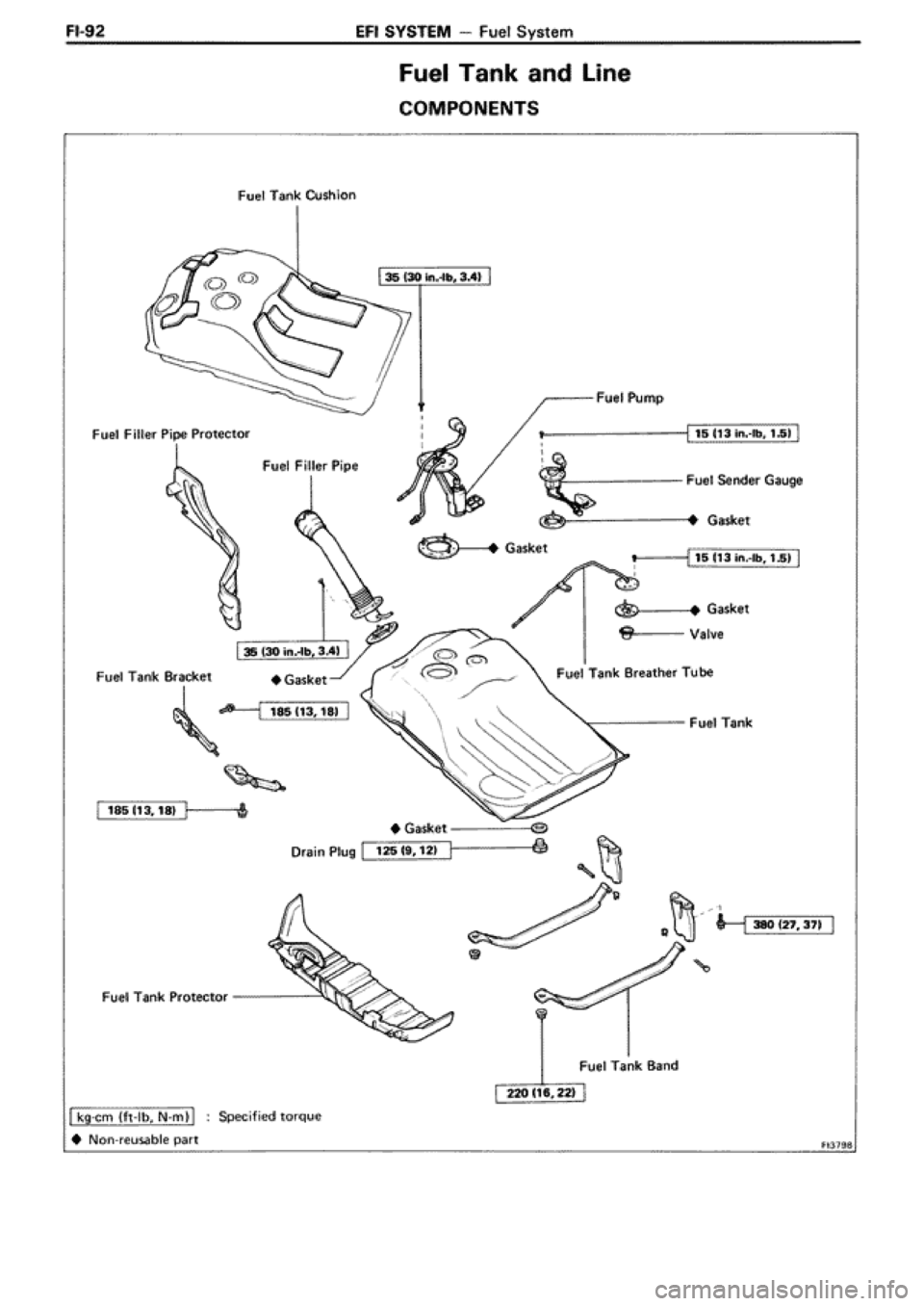 TOYOTA SUPRA 1990 3.G Workshop Manual 
