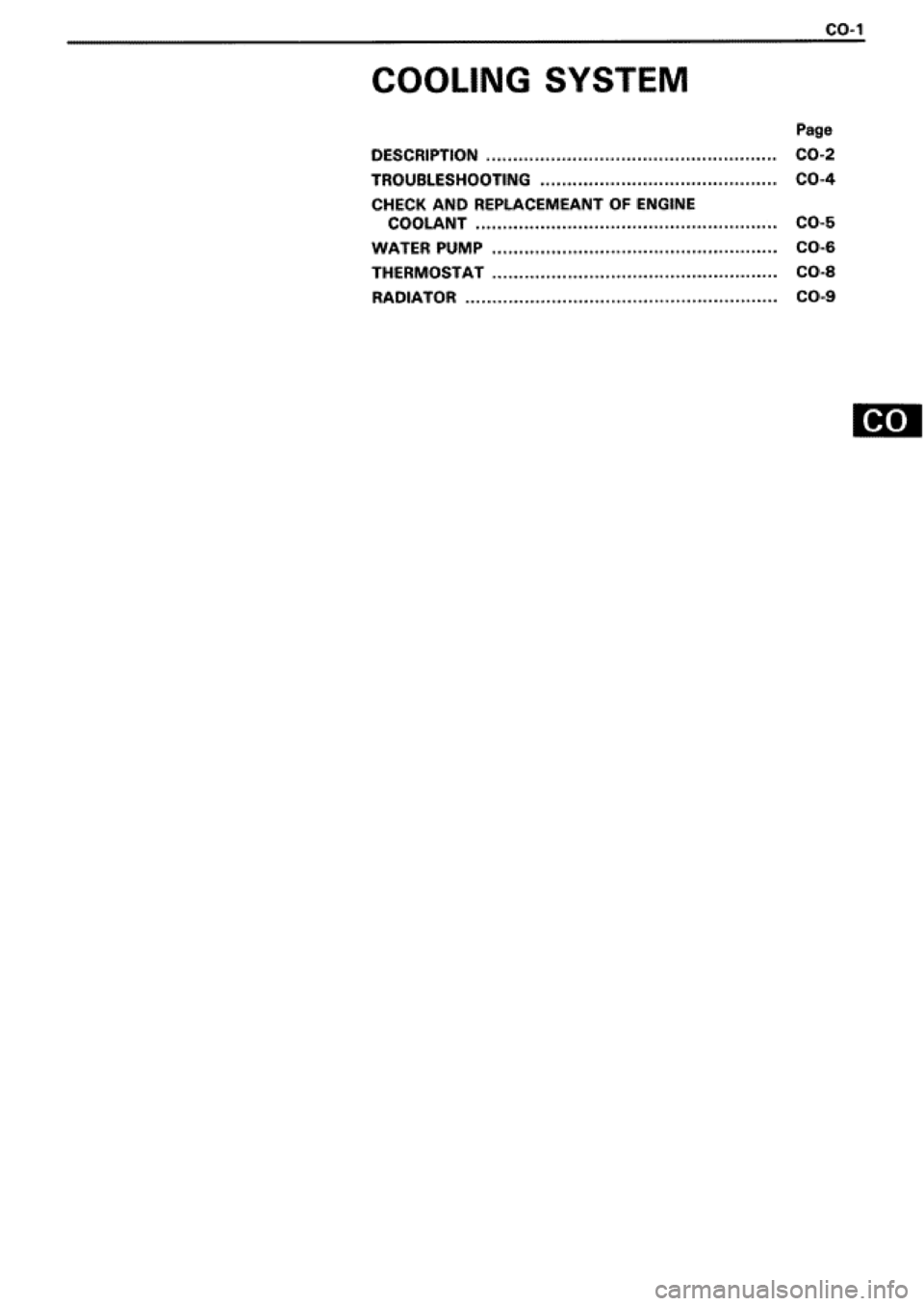 TOYOTA SUPRA 1990 3.G Workshop Manual 
