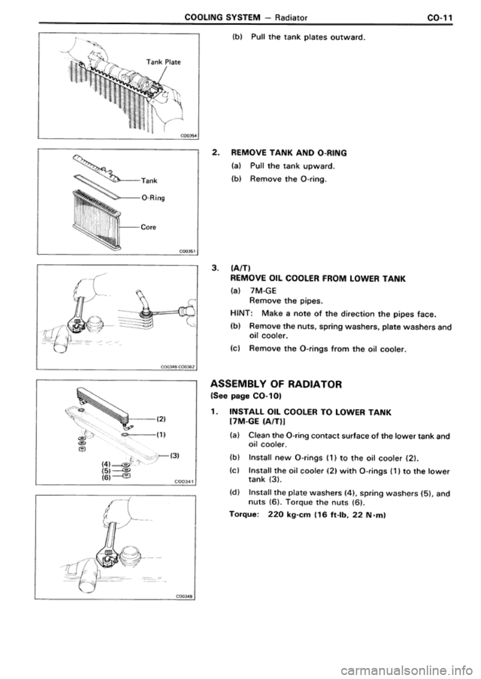TOYOTA SUPRA 1990 3.G Workshop Manual 