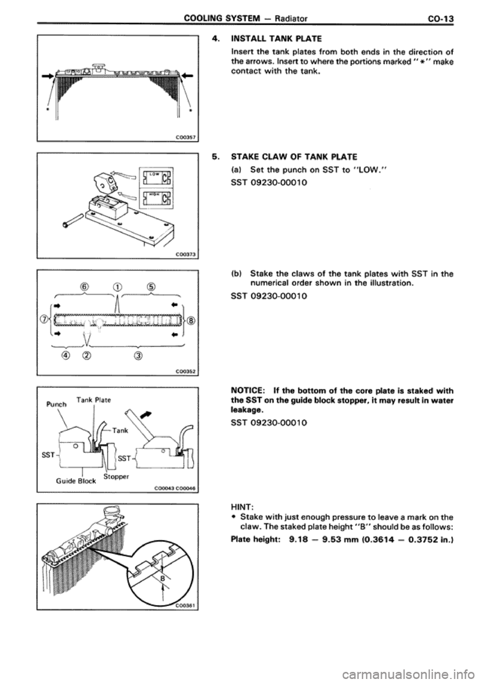 TOYOTA SUPRA 1990 3.G Workshop Manual 