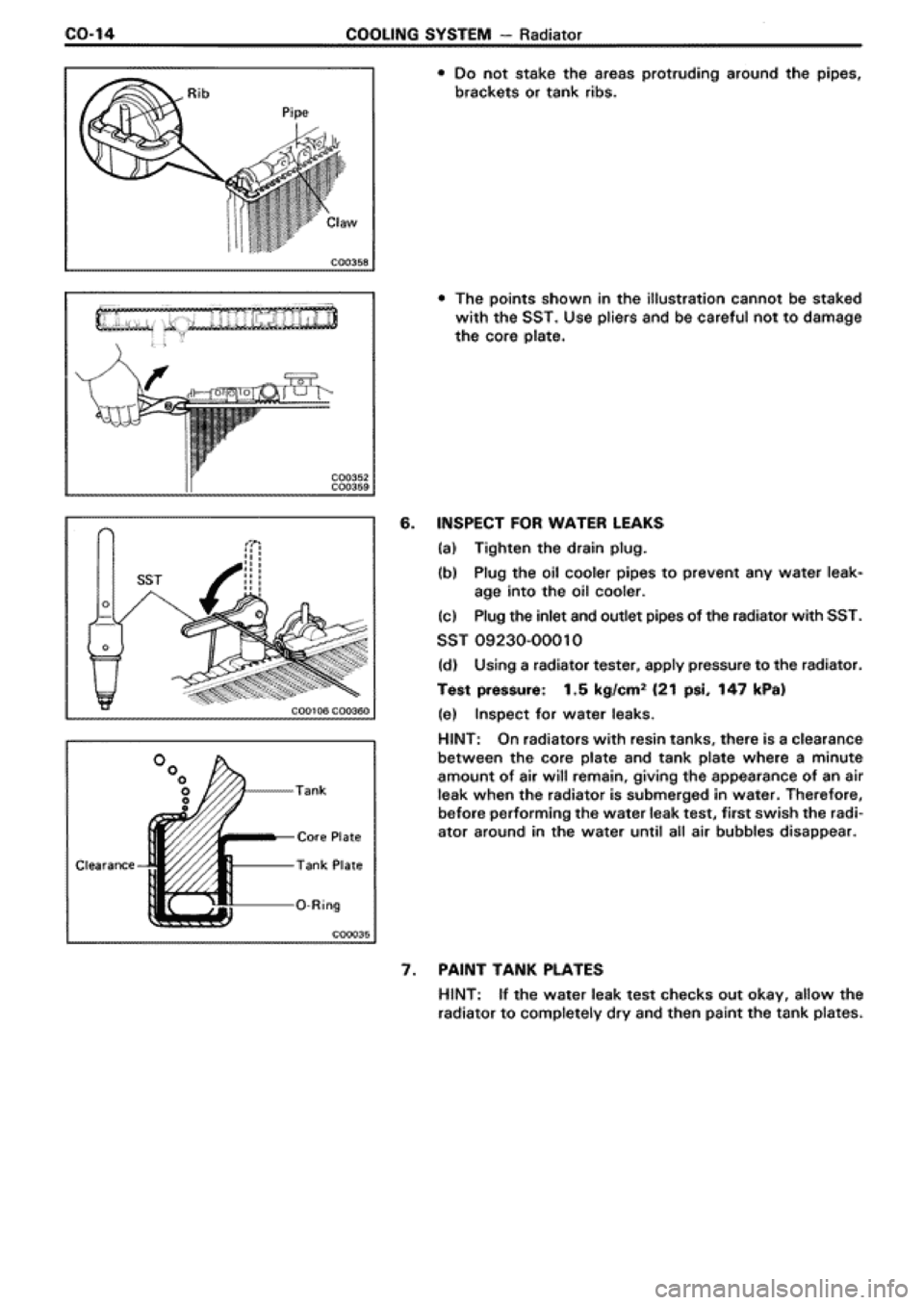 TOYOTA SUPRA 1990 3.G Workshop Manual 