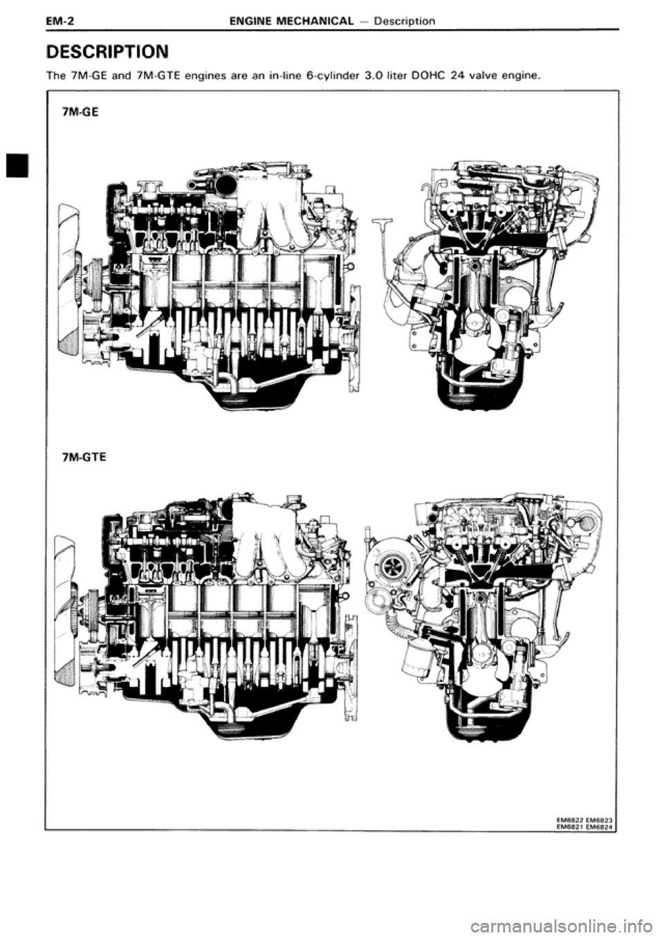 TOYOTA SUPRA 1990 3.G Workshop Manual 