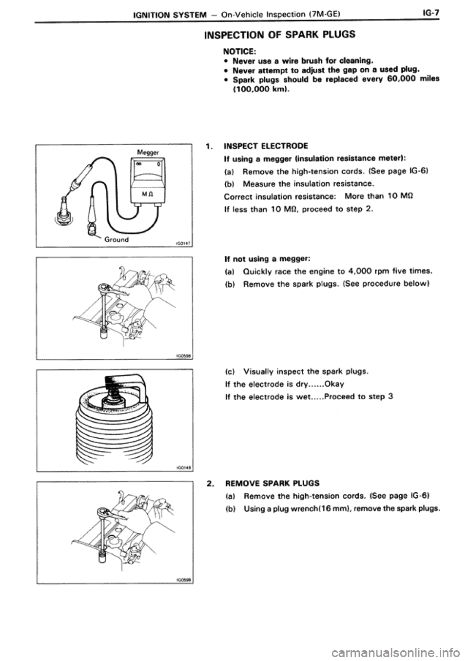 TOYOTA SUPRA 1990 3.G Workshop Manual 