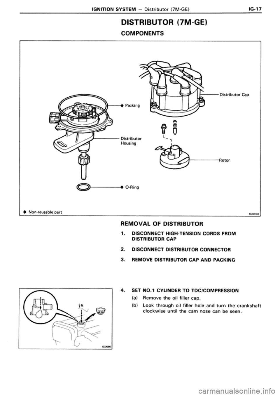 TOYOTA SUPRA 1990 3.G Workshop Manual 