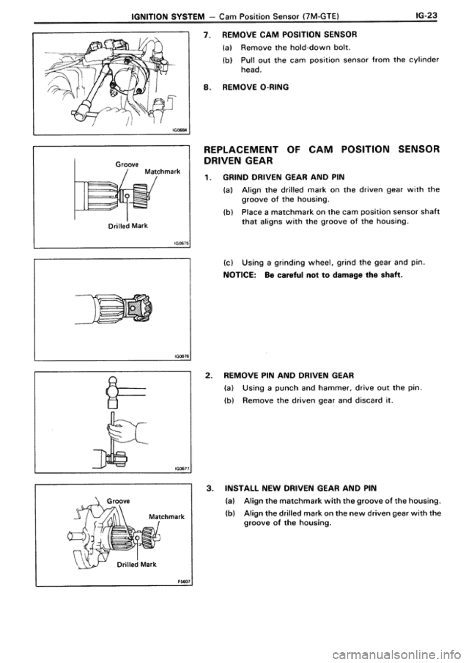 TOYOTA SUPRA 1990 3.G Workshop Manual 