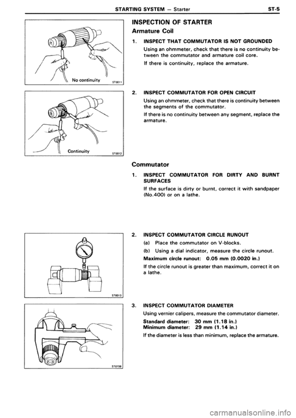TOYOTA SUPRA 1990 3.G Workshop Manual 