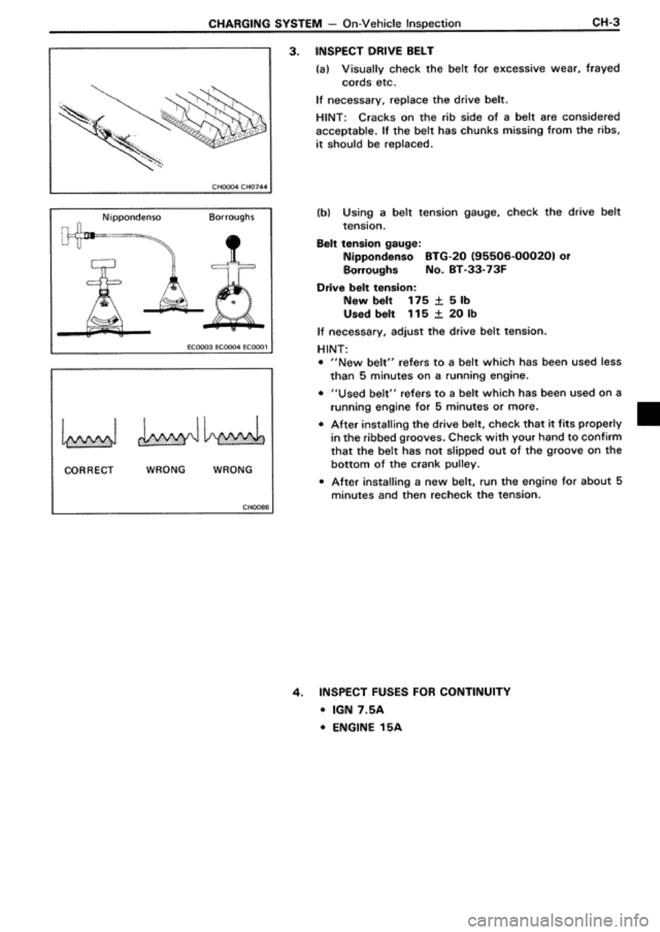 TOYOTA SUPRA 1990 3.G Workshop Manual 
