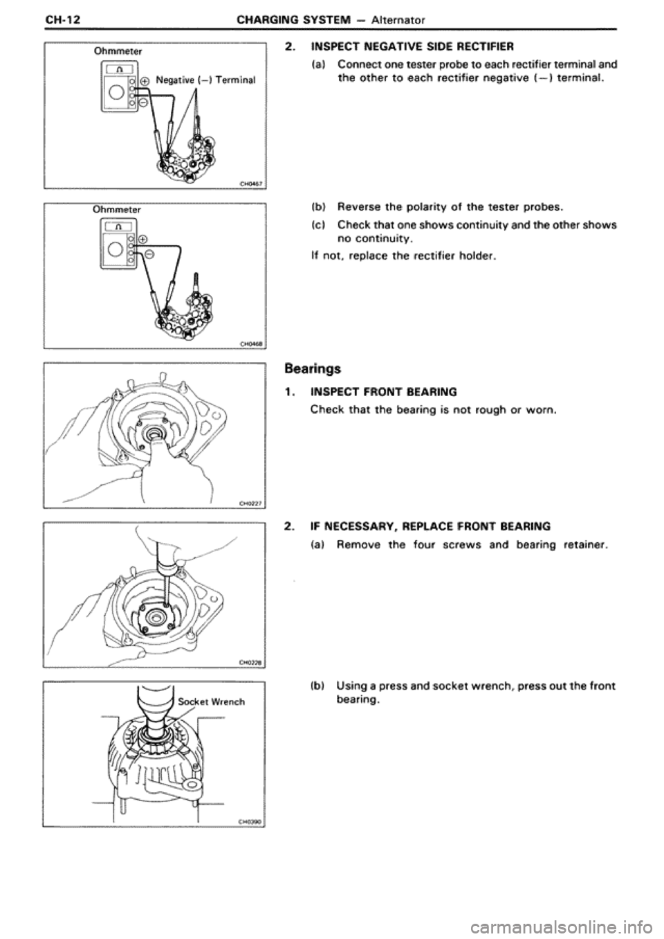 TOYOTA SUPRA 1990 3.G Workshop Manual 