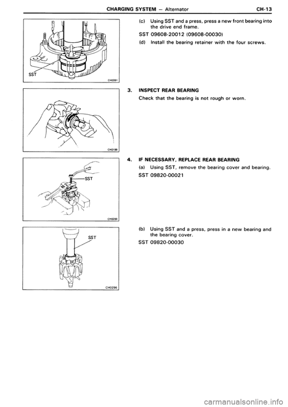 TOYOTA SUPRA 1990 3.G Workshop Manual 