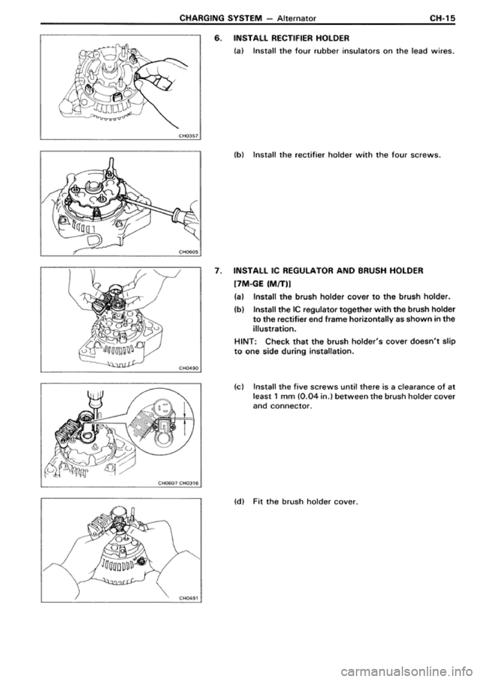 TOYOTA SUPRA 1990 3.G Workshop Manual 