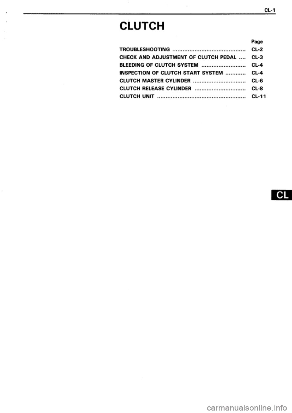 TOYOTA SUPRA 1990 3.G Workshop Manual 