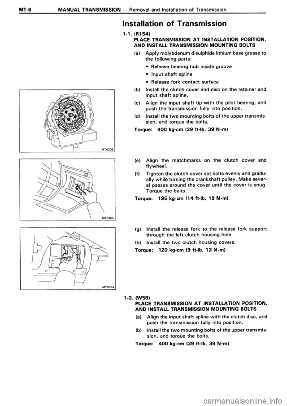 TOYOTA SUPRA 1990 3.G Workshop Manual 