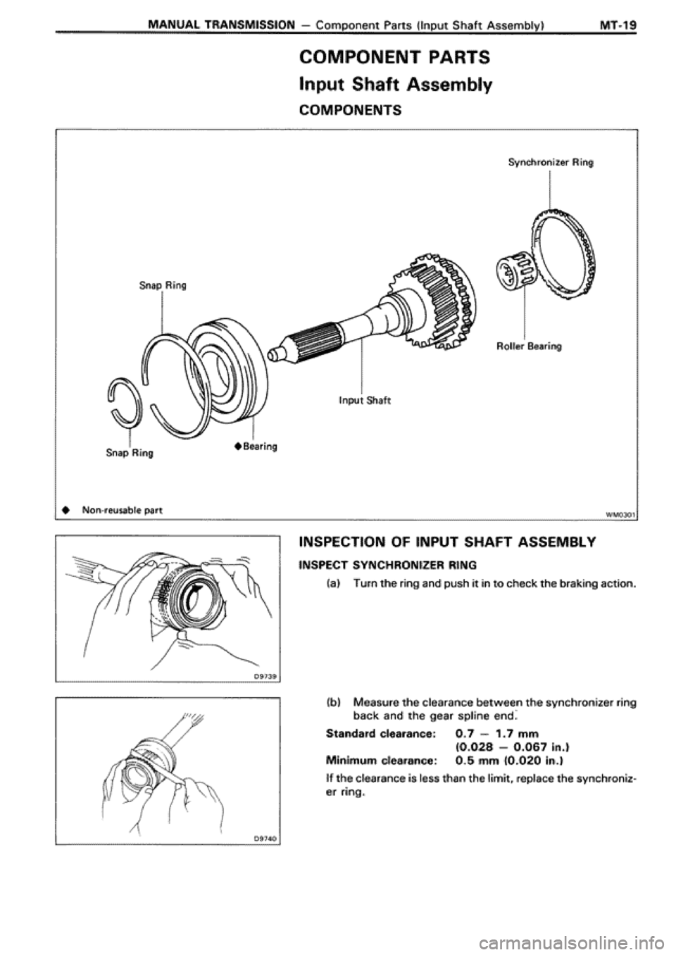 TOYOTA SUPRA 1990 3.G Workshop Manual 