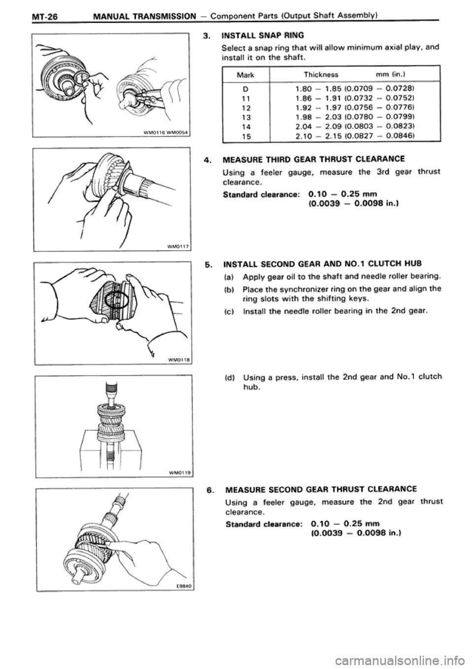 TOYOTA SUPRA 1990 3.G Workshop Manual 