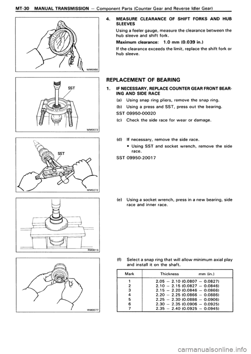 TOYOTA SUPRA 1990 3.G Workshop Manual 