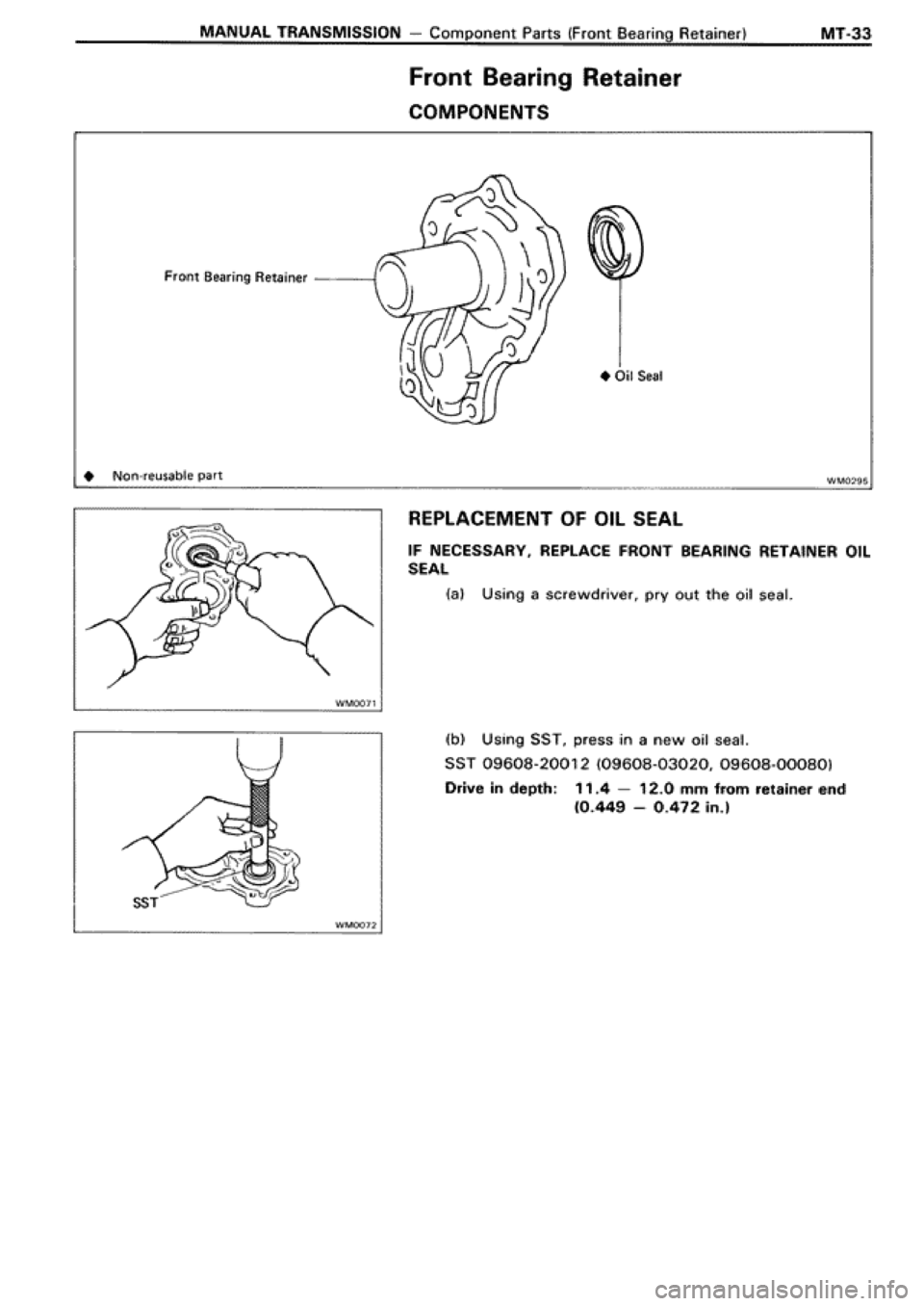 TOYOTA SUPRA 1990 3.G Workshop Manual 