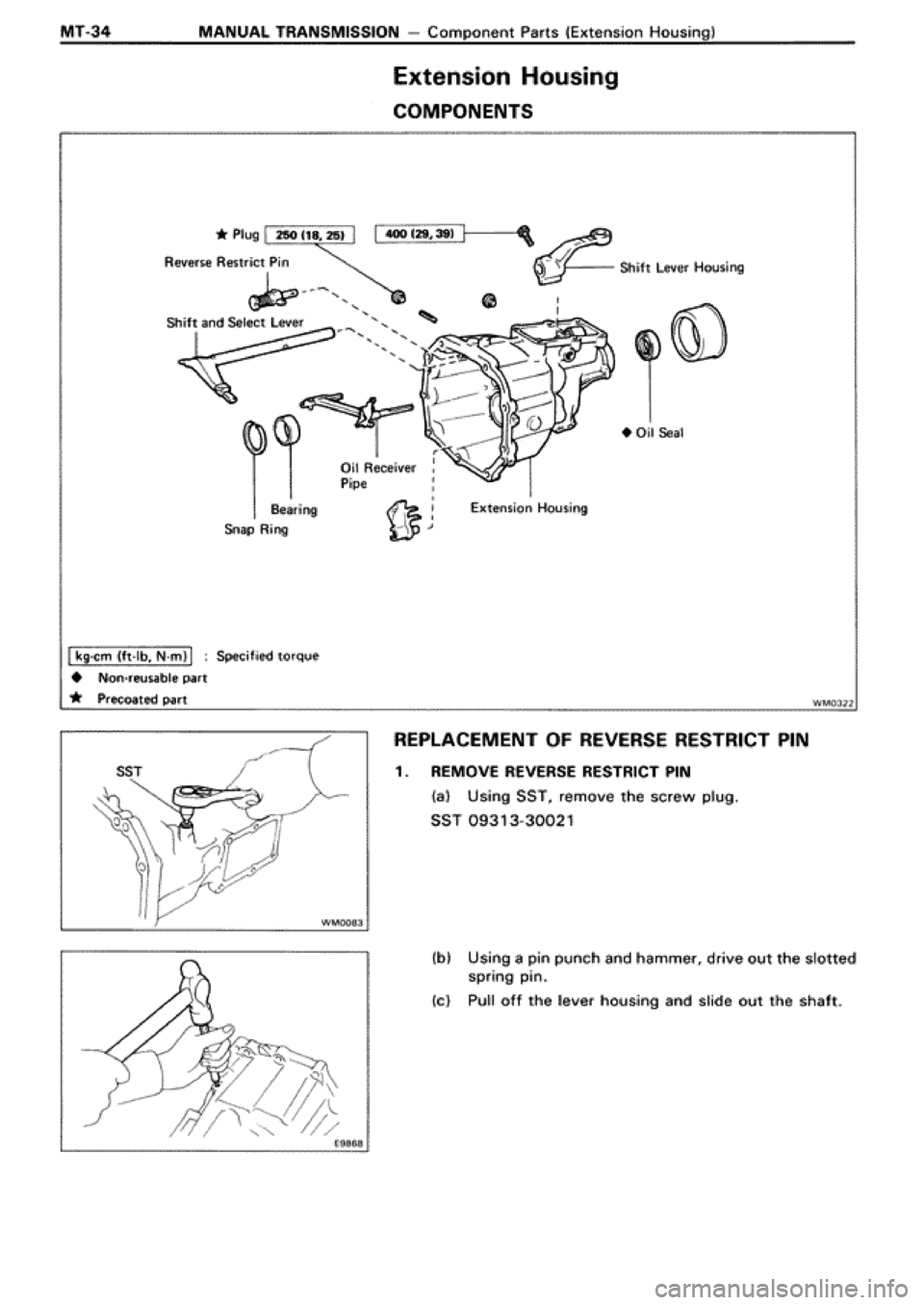 TOYOTA SUPRA 1990 3.G Workshop Manual 