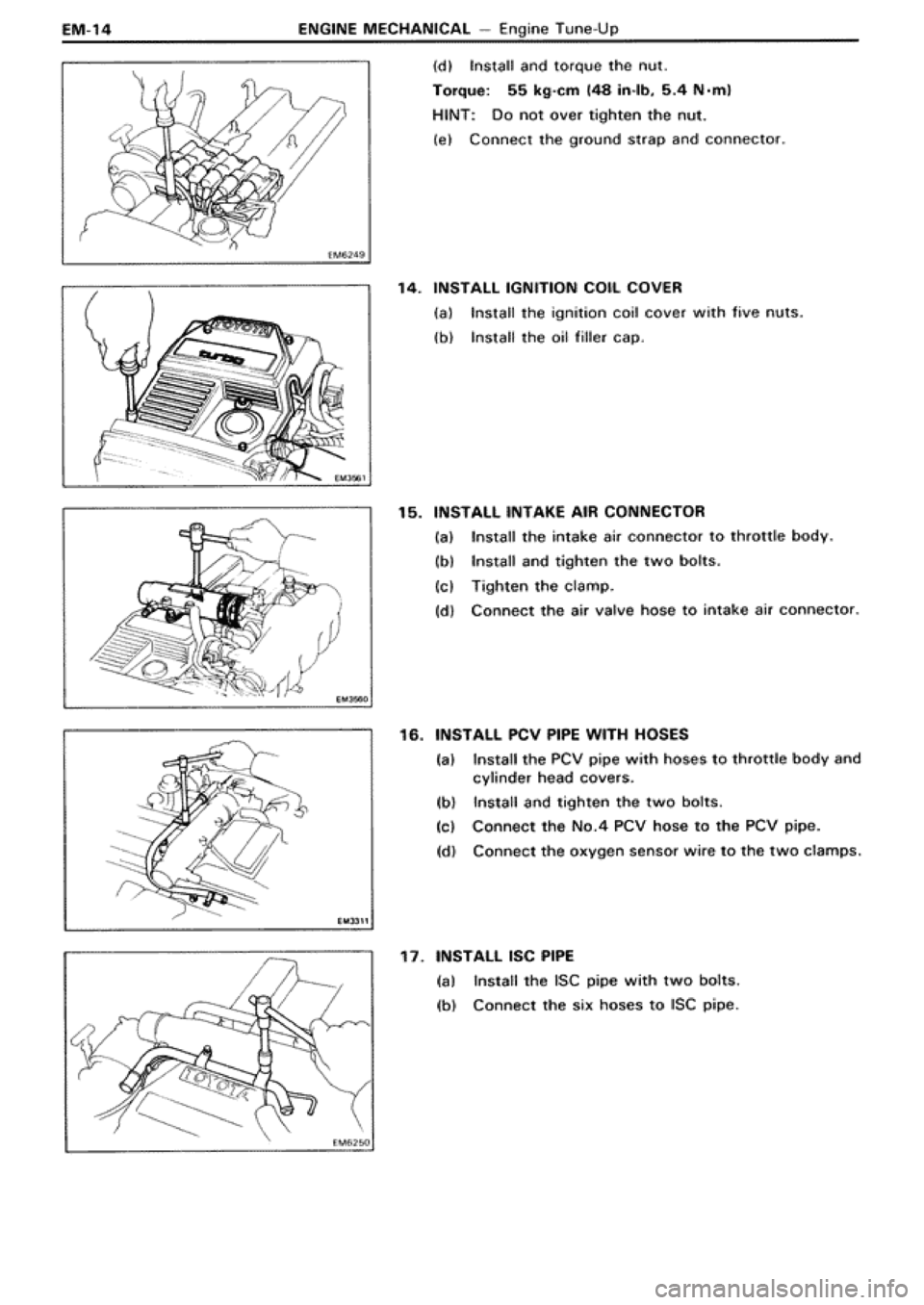 TOYOTA SUPRA 1990 3.G Workshop Manual 