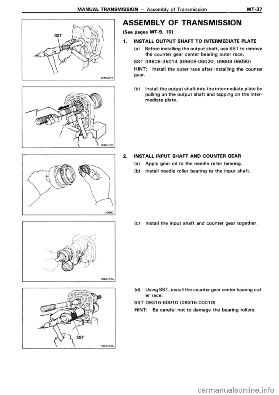 TOYOTA SUPRA 1990 3.G Workshop Manual 