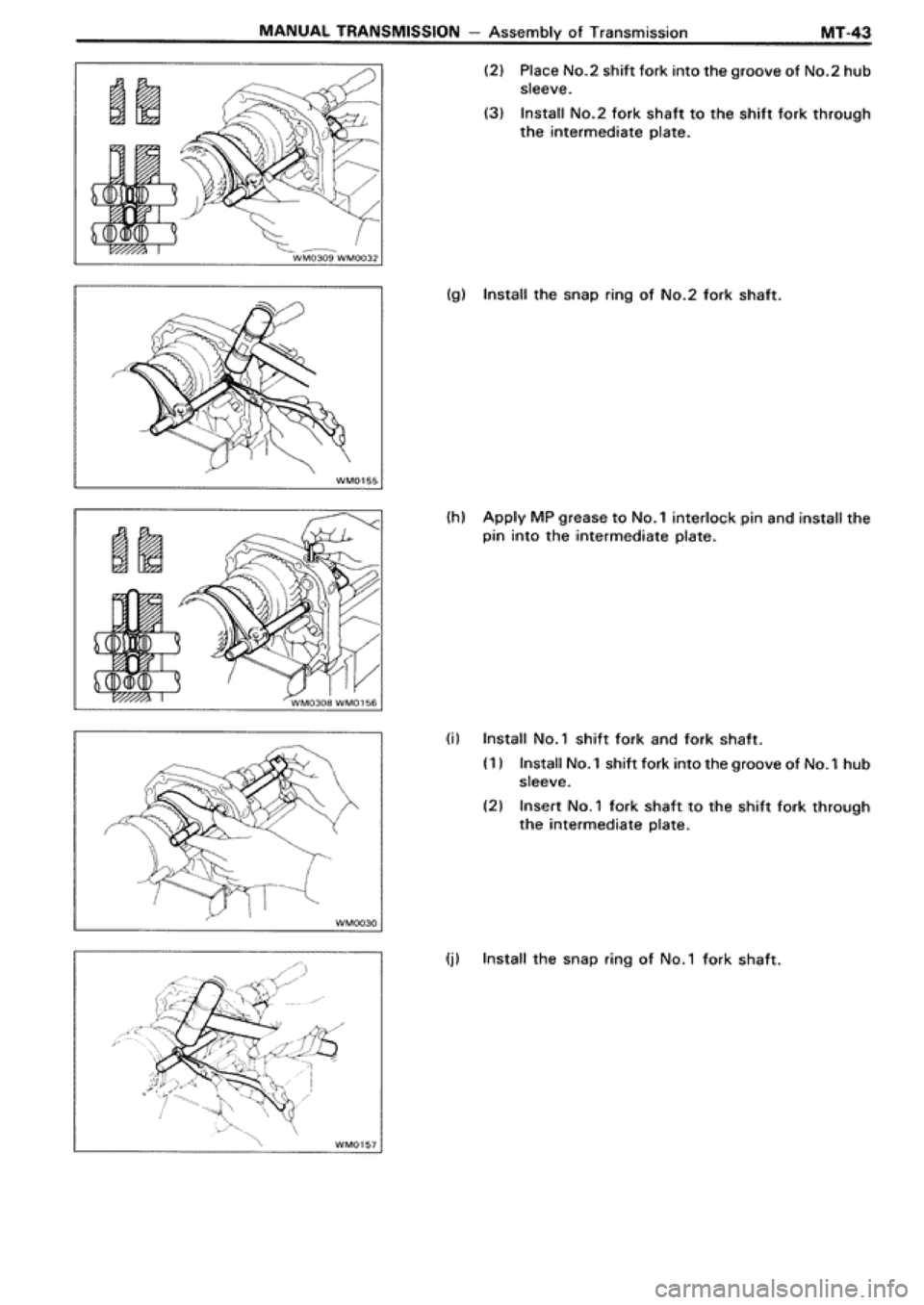TOYOTA SUPRA 1990 3.G Workshop Manual 