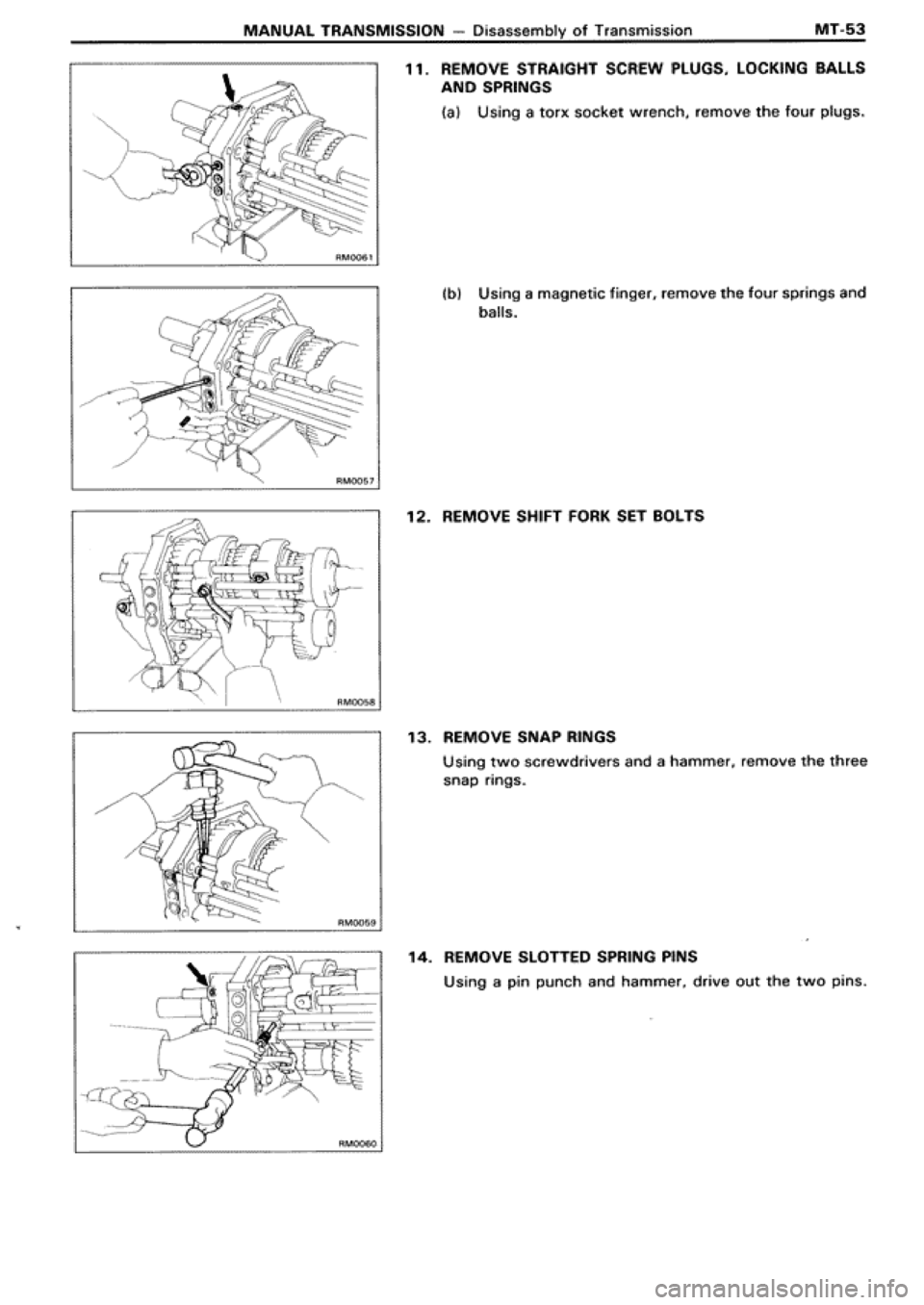 TOYOTA SUPRA 1990 3.G Workshop Manual 