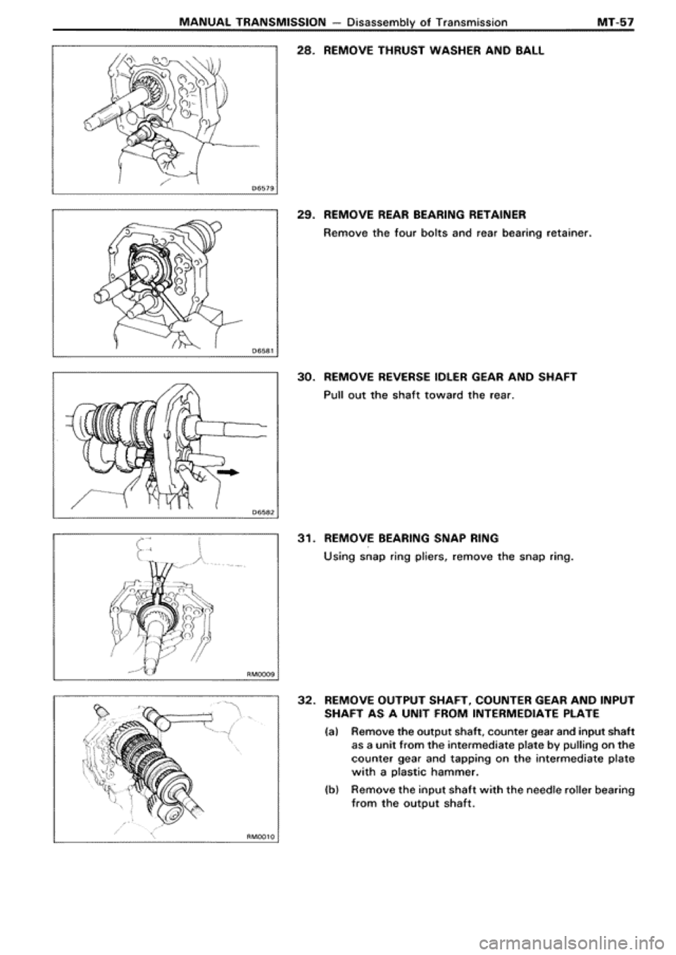 TOYOTA SUPRA 1990 3.G Workshop Manual 