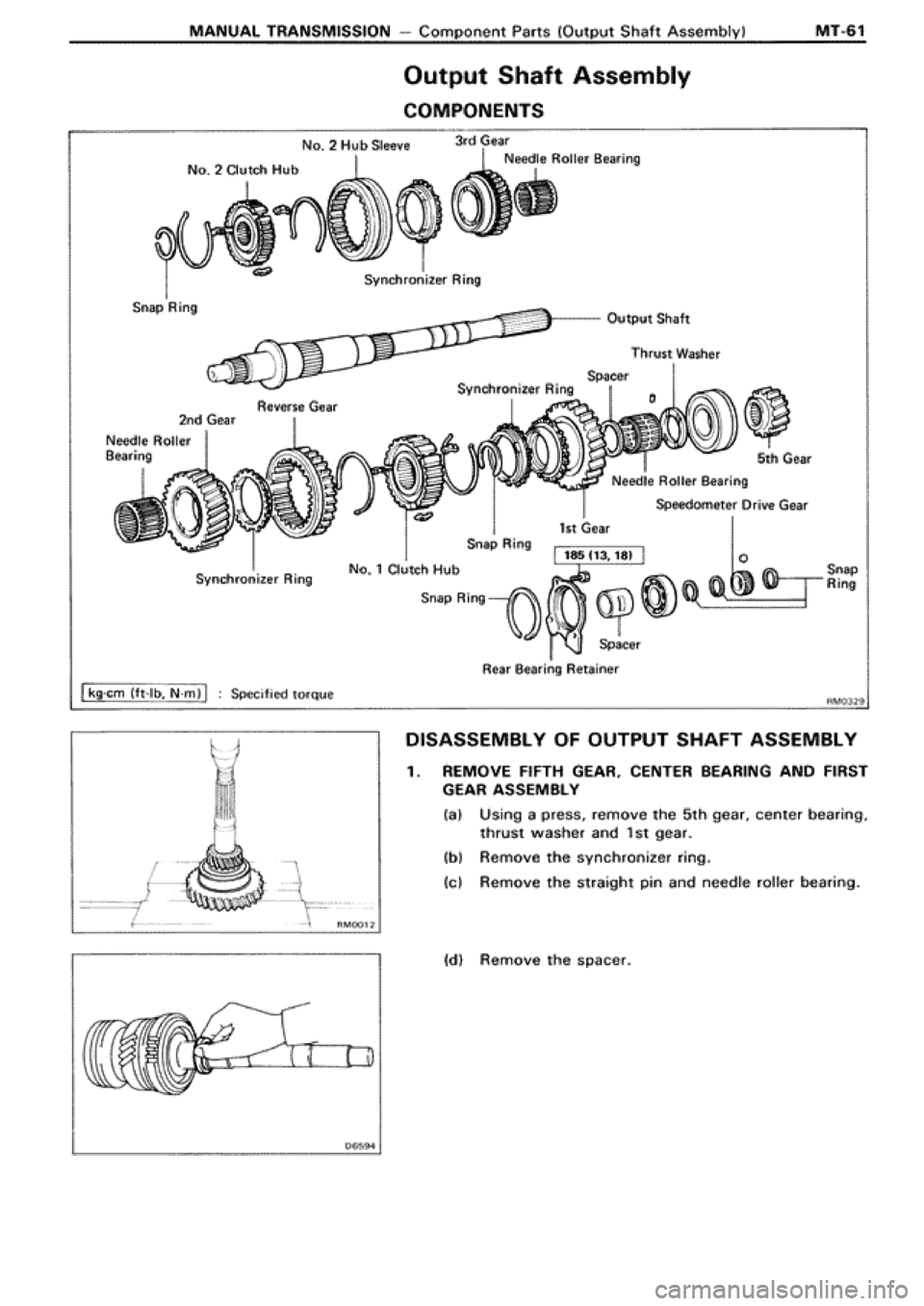 TOYOTA SUPRA 1990 3.G Workshop Manual 