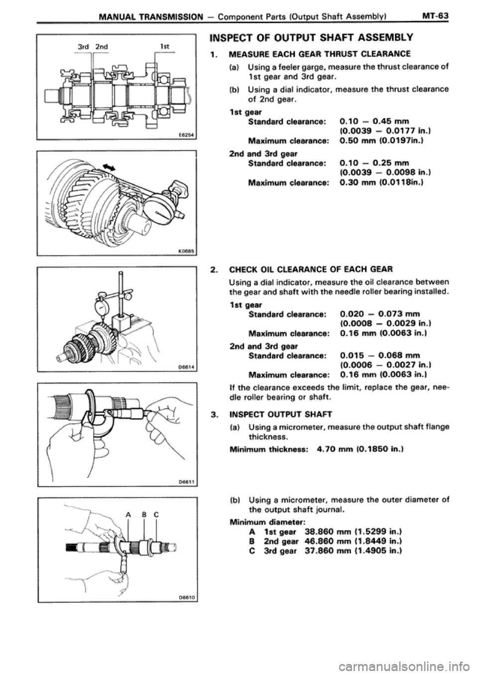 TOYOTA SUPRA 1990 3.G Workshop Manual 