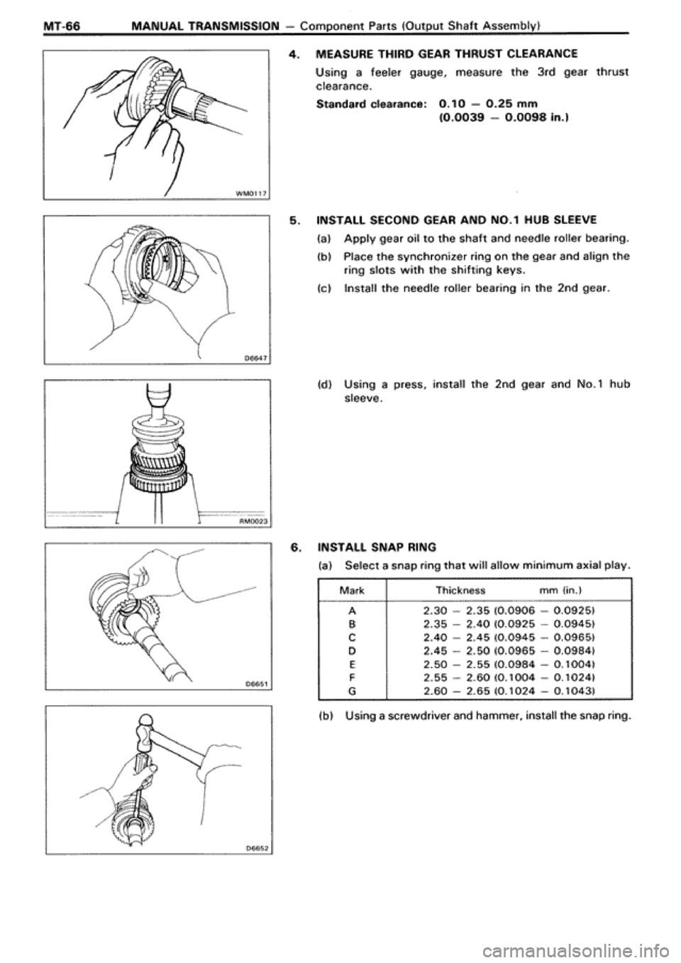 TOYOTA SUPRA 1990 3.G Workshop Manual 